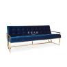 Buy cheap Modern Simple Design Metal Velvet Stainless Steel Set Fabric Sofa from wholesalers