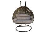 Spa Tub Accessories 2 Person Heavy Duty Rattan Hammock Hanging Wicker Porch