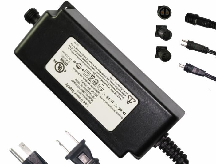 Waterproof 12V 5A IP68 LED Power Adapter 60 Watt Switch Adaptor 2 Years Warranty