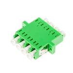Quad Single Mode Fiber Optic Adapter LC APC To LC APC Fiber Flange Sc Connector