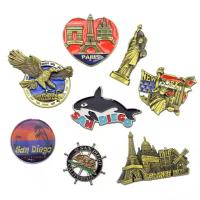Buy cheap Souvenir Gift Cool Fridge Stickers Local Landmark Building product