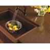 Buy cheap Artificial Quartz Slab Countertops Coffee Brown Color Kitchen Island Stone from wholesalers