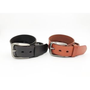 Buy cheap Fashional Real Leather Studded Belt , Brown / Orange Metal Studded Belt product
