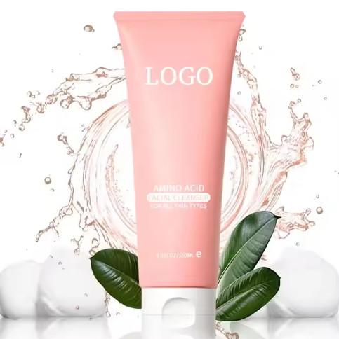 Buy cheap Facial Pore Cleanser Face Wash Deep Pore Cleanser and Oil Control Lavender Oil Amino Acid Facial Cleanser from wholesalers
