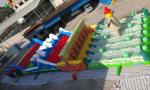 Commercial Bounce House Adult Game Obstacle Course Kids Sports Activities