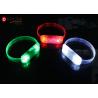 Buy cheap Multi Color Blinking Flashing Reflective Armband Light Up Bracelets For Event Party from wholesalers