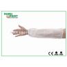 Buy cheap Polypropylene White Disposable Arm Sleeves Comfortable Oil-Proof for food industry from wholesalers
