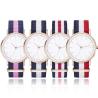 Buy cheap Nylon Straps Quartz Couple Watches 3ATM Gents Couple Watch Set from wholesalers