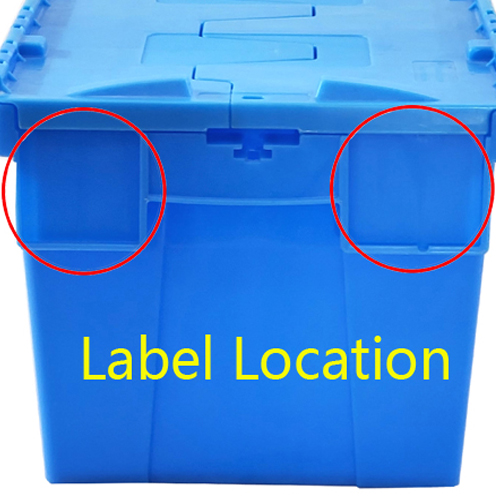 171 ltr Industrial Storage Container Stackable Harvest Crates With Lids Wine Storage