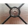 Buy cheap Door Decorative Panel Glass 22"*64" Black Patina Natural Wood Style from wholesalers
