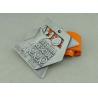 Buy cheap Antique Silver Medals 3d Medal Flat Double Design For Running Sports from wholesalers