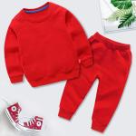 Children'S Outfit Sets Solid Color Sweater Sets Children'S Cotton Two Piece