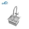 Buy cheap SUS304 stainless steel single bowl sink commercial topmount handmade house kitchen sink from wholesalers