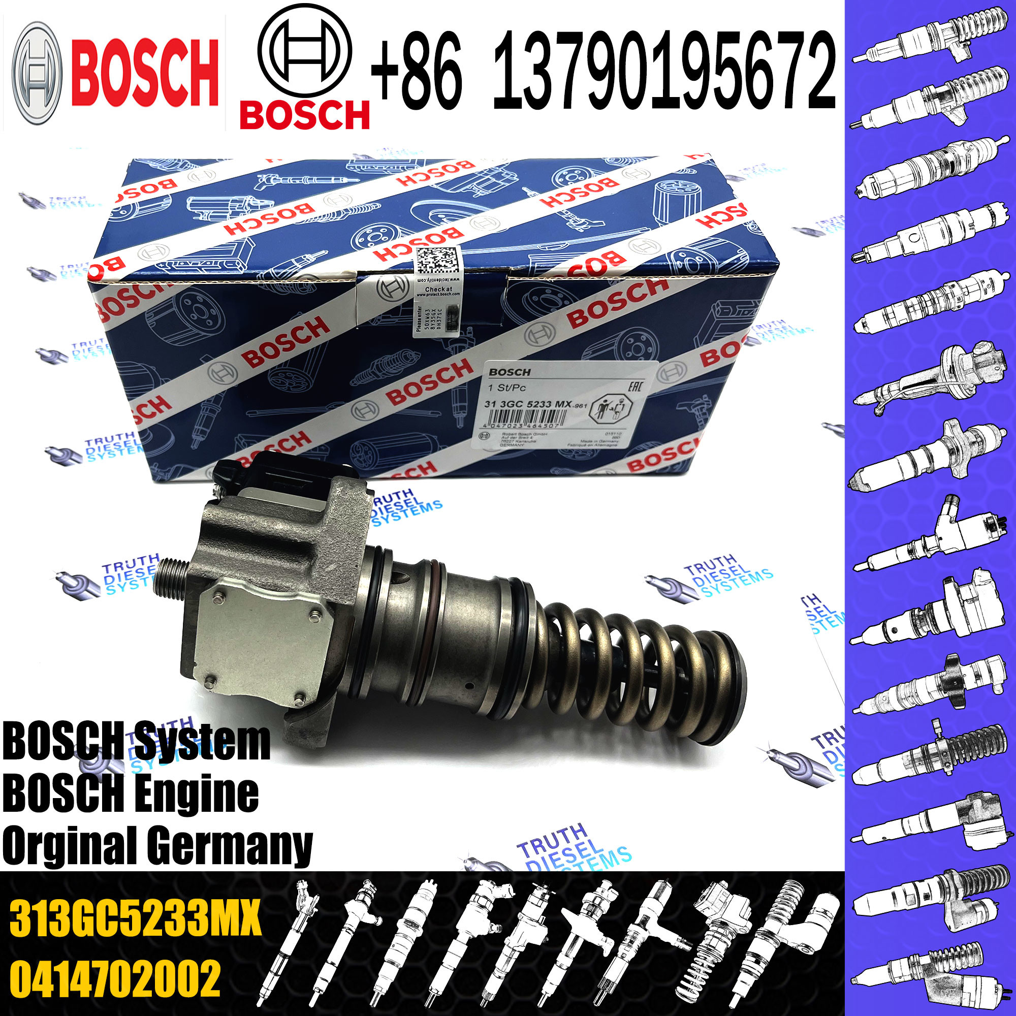 Injector Pump 313GC5230M 313GC5230MX For DAF XF95 95XF 480 CF75-85