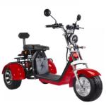 Red Green Three Wheel Electric Mobility Scooter For Adults Street Legal 60-80km