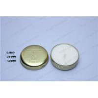 Buy cheap Custom Gold Candle Jars Tinplate With Custom Emboss Logo product