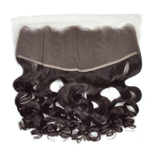 Buy cheap Brazilian Loose Wave Lace Closure 13 By 4 Inch None Processed Virgin Hair from wholesalers