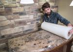 Removal PE Protective Film For Marble Countertops Care No Residue 1240mm*200m