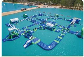 Buy cheap 0.9mm Plato PVC Inflatable Water Park For Kids 5 Years Old from wholesalers
