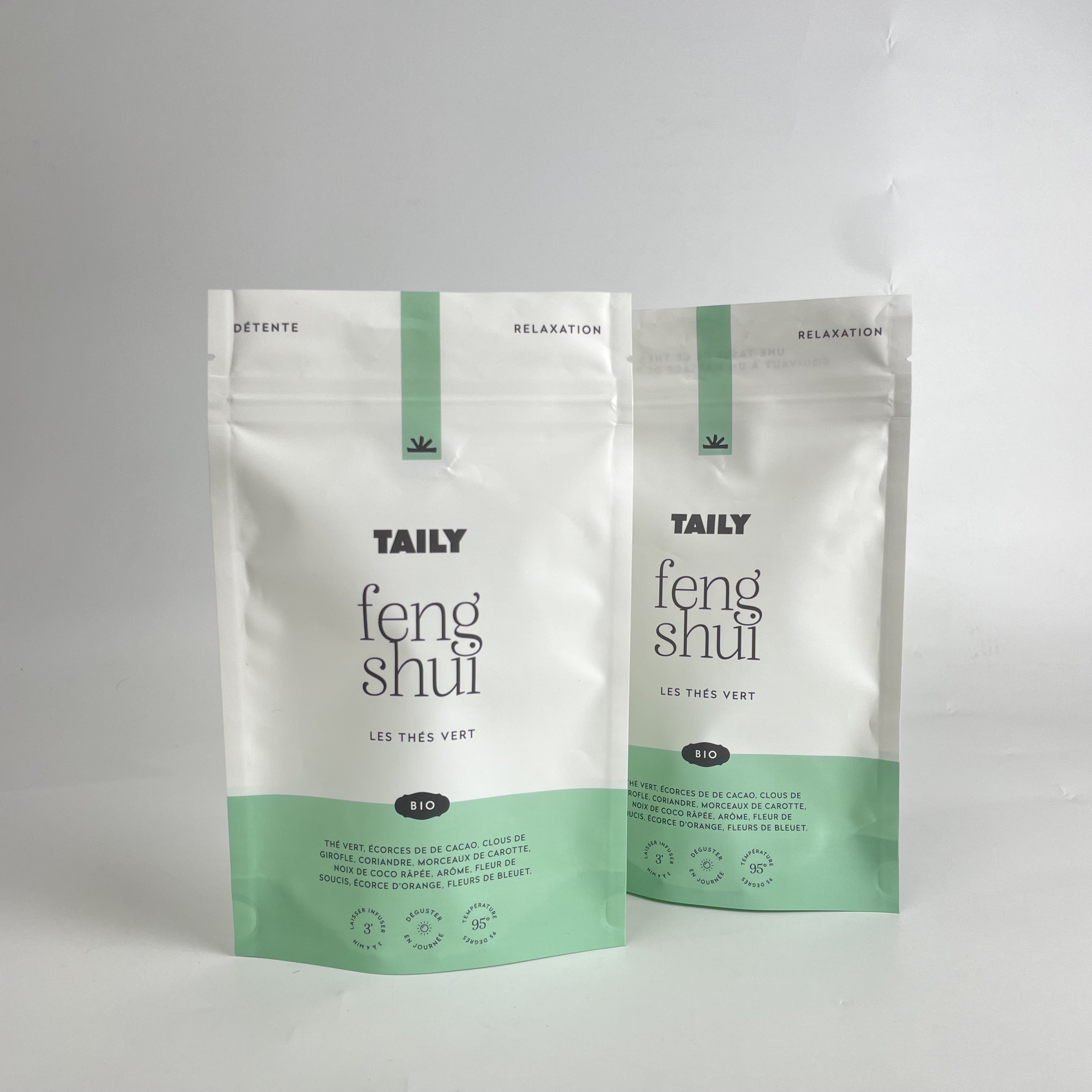 OEM Logo Eco Friendly Custom Stand Up Pouch Packaging With Zipper