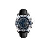 Buy cheap Chronograph Mens Stainless Steel Watches Leather Strap 50m Water Resistant from wholesalers