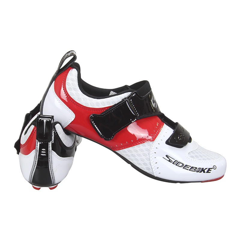 Triathlon Road Racing Bicycle Shoes Breathable Fast Dry Olympic Use
