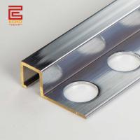 Buy cheap Brass Outside Corner Profile 12mm Square Tile Edging Strip corrosion resistant product