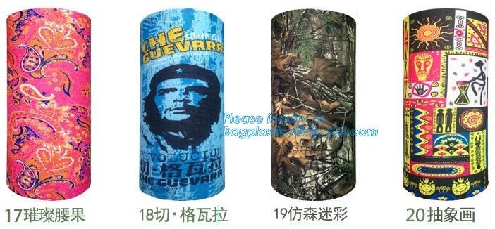 Hot sale fashion design printing multifunctional custom cheap 100% cotton bandana,microfiber plain custom made bandana