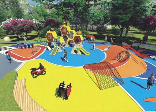 Buy cheap Micro Terrain Outdoor Playground Equipment Garden Climbing Net from wholesalers