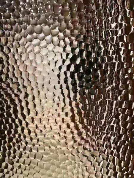 Buy cheap 304 316 Bright Hammered Mirror Pattern Stainless Steel Sheets Manufacturer In Foshan China from wholesalers
