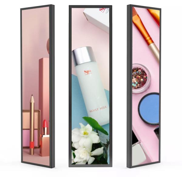 Buy cheap 36 Inch Stretched LCD Display Shelf Edge Ultra Wide Shelf Shopping Mall Clothes Store from wholesalers