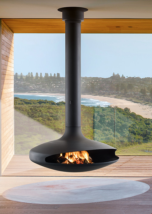 Suspended Freestanding Wood Burning Fire Pits Hanging