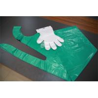Buy cheap Flat Pack Disposable Plastic Gloves For Kitchen Food Processing / Medical Use product