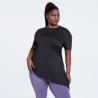 Buy cheap XS-XXXXXL Women'S Plus Size Yoga Wear Side Slit Black Sexy Back T Shirts from wholesalers