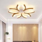 Nordic Log LED Ceiling Lamp Creative Personality Bedroom Book Room Simple Modern