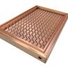 Buy cheap Customized Specification AISI 201 304 316 Rose Gold Stainless Steel Grid Mesh from wholesalers