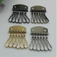 Buy cheap Fashion Style Leather Key Chain Zipper Card Wallet Unisex Iron gold Keychain product