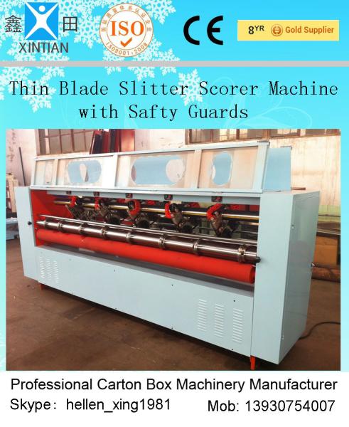 Buy cheap Vertical-cutting Pressing Carton Folding Machine , Heat-treatment Stable Thin Knife from wholesalers
