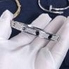 Buy cheap Factory Custom Fine Jewelry 18k White Ogold LOVE Bracelet, Diamond-Paved, Ceramic Bracelet from wholesalers
