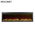 73" 1840mm Wall-set and Recessed Electric Fireplace 120V LED Adjustbale Multi