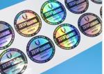 Reflective Waterproof 3D Anti Counterfeiting Stickers Gloss Laminating