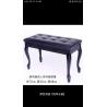 Buy cheap New Style Fashion Design Keyboard Bench Manufacturer With hot sale iron and wood bench piano with Leather surface fold from wholesalers