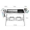 Buy cheap Customized Logo Acceptable Stainless Steel Rotisserie Charcoal Grill for Outdoor Barbeque from wholesalers