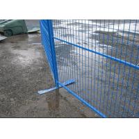 Buy cheap Mobile Welded Canada Temporary Fencing 75x75mm 4mm Diameter For Building Road product