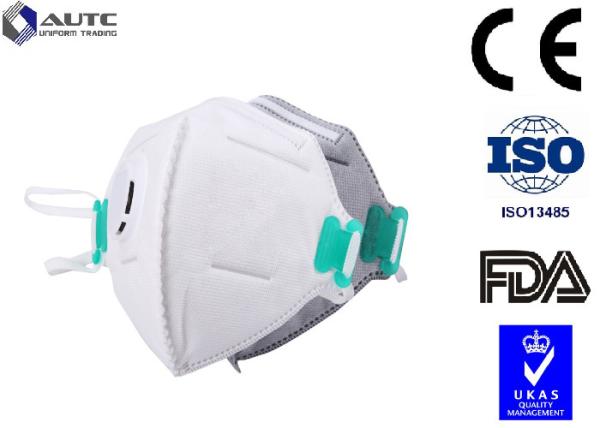 Hypoallergenic Hygienic Face Protection Mask 100% Latex Comfortable Design KN95
