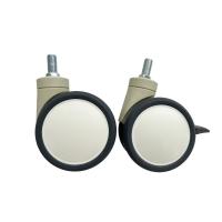 Buy cheap TPR Hospital Bed Caster Wheels 125MM Twin Wheels Medical Trolley Castors With product