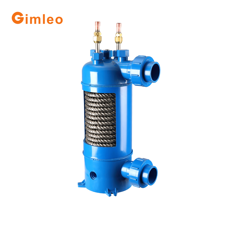 Titanium Heat Exchanger Salt Water Corrosion Resistant 10.5KW Pure Titanium Seamless Tube