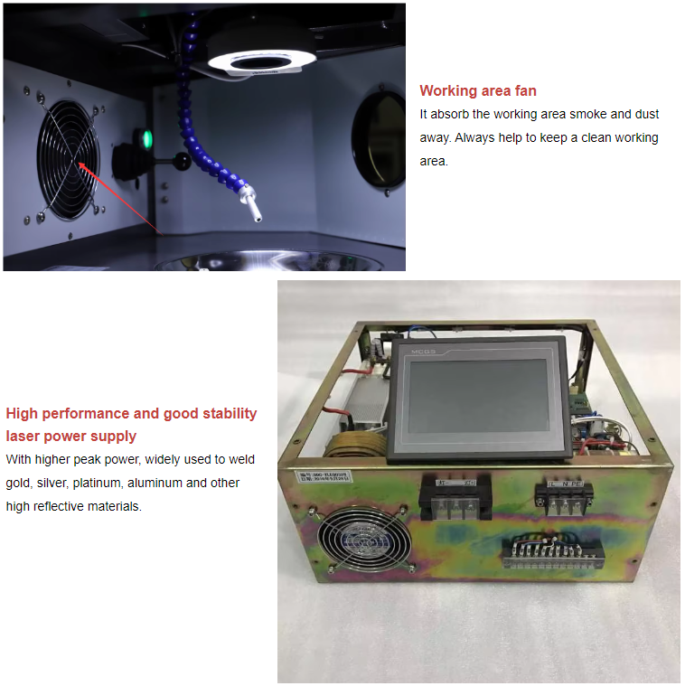 200W Handheld Fiber Laser Solder Welding Machine for Gray Metal Welding of Gold Silver Jewelry