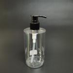 Best Selling Clear 300Ml Pet Shower Gel Shampoo Bottle W/ Pump Head Plastic