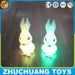 Buy cheap clear plastic rabbit coin bank LED light for sale from wholesalers
